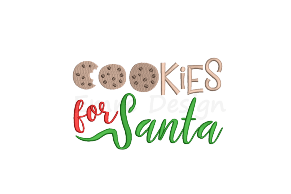 Christmas Cookies Embroidery Design