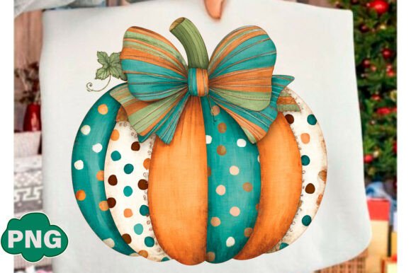 Fall Embroidery Thanksgiving PNG Pumpkin
