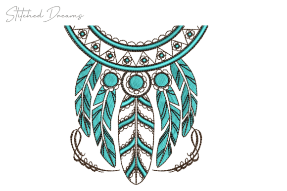 Feather Embroidery Design