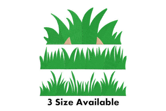 Grass Border Embroidery Design