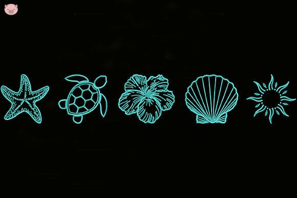 Sea Shells Embroidery