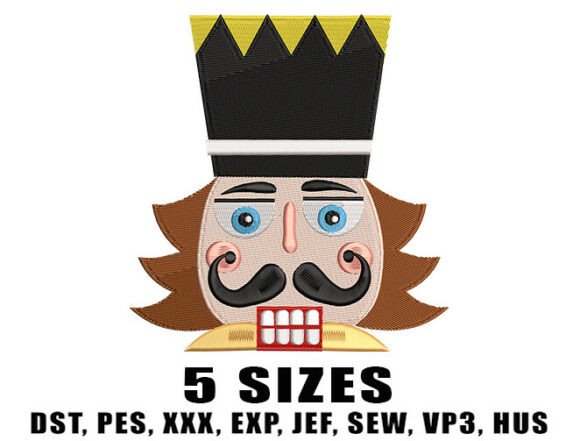 Winter Toy Nutcracker Embroidery Designs